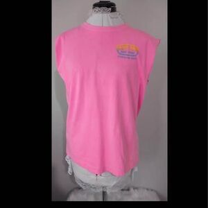Tee Medium Ron Jon Surf Shop Pink Clearwater Beach 20”=pit-pit 25”=length C2760